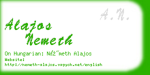 alajos nemeth business card